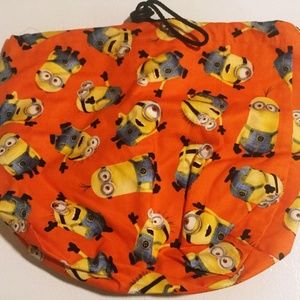Handmade Minions Knitting/Accessory Bag